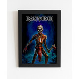 Quadro Iron Maiden Book Of Souls Arte Cover Banda Metal