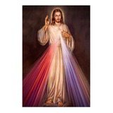 Quadro Jesus Misericordioso Religioso Para Sala Canvas