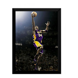 Quadro Kobe Bryant Basquete Lenda Poster Moldurado