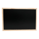 Quadro Lousa Preta 50x40 Para Escrita A Giz