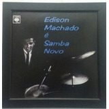 Quadro Lp Edison Machado É Samba Novo Capa Do Disco De Vinil