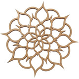 Quadro Mandala 60x60 Decorativo Parede