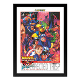 Quadro Marvel Vs Street Fighter Arcade Capcom Retro A3 33x45