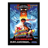 Quadro Mega Drive Street Fighter 2