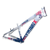 Quadro Mtb 26 Freeride Viking-x Tuff - Prata/azul