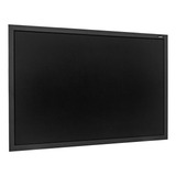 Quadro Negro Moldura 60x40 Soft Office Preto Para Usar Giz