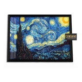 Quadro Noites Estreladas Vincent Van Gogh 45x35cm Poster 
