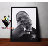 Quadro Notorious Big B.i.g Rap Hip Hop Musica 45x35 C/ Vidro