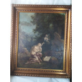 Quadro Óleo Sobre Tela Maria Madalena Século Xvii Europeu 