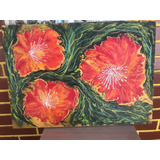 Quadro Óleo Sobre Tela Primavera Ass No Verso Maria Beatriz