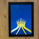 Quadro Oscar Niemeyer Arquiteto Arquitetura Moderna Arte