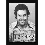 Quadro Pablo Escobar Com Moldura Imagem