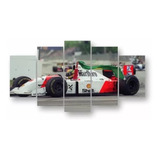 Quadro Painel Decorativo Ayrton Senna Bandeira 65x150