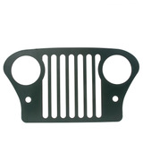 Quadro Painel Porta Retrato Grade Jeep 92 X 53 Cm Aço -verde