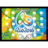 Quadro Para Coleção Das Olimpiadas Rio 2016 + Brinde