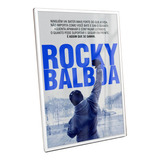 Quadro Para Sala Rocky Balboa Frase