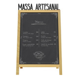 Quadro Personalizado Marketing Pizzaria Massa Artesanal