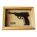 Quadro Pistola Walter P38 Alema 2 Segunda Guerra Mundial