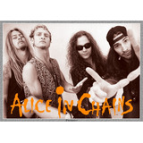 Quadro Placa Alice In Chains Rock Blues Heavy Metal T A2 08