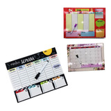 Quadro Planejamento Semanal Magnetico Lousa Planner