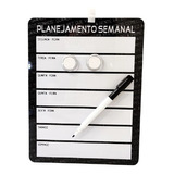 Quadro Planner Lousa Magnética C/ Caneta