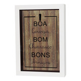 Quadro Porta Tampa Tampinha Cerveja Chopp Mdf Luxo Decoração
