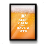 Quadro Porta Tampinha Cerveja Decoracao Cofre Keep Calm 2583 Cor Não Se Aplica Cor Da Armação Não Se Aplica