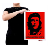 Quadro Poster C Moldura La Revolucion Che Guevara Brc5120