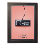 Quadro Poster C.moldura Controle Joystick Master System. 