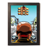Quadro Poster C.moldura Pulp Fiction Marsellus Wallace Mia
