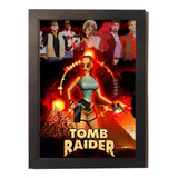 Quadro Poster C.moldura Tomb Raider Playstation