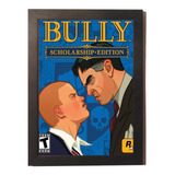 Quadro Poster Com Moldura Bully Rockstar Games Playstation 2