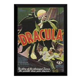 Quadro Poster Decorativo Filme Antigo Dracula