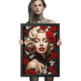Quadro Poster Decorativo Marilyn Monroe Art A2