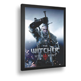 Quadro Poster Emoldurado Serie Game The Whitcher  A3