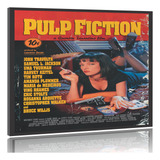 Quadro Pôster Filme Pulp Fiction Tempo De Violência 60x90