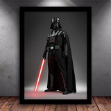 Quadro Poster Geek Star Wars Darth