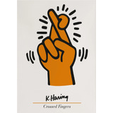 Quadro Poster Keith Haring Crossed Fingers