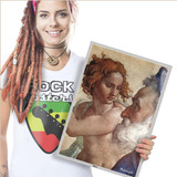 Quadro Poster Michelangelo Pintor Renascimento Tam A3 15
