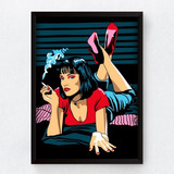 Quadro Pulp Fiction Filme Quentin Tarantino Cinema Poster
