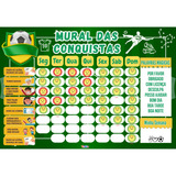 Quadro Rotina Infantil Tema Futebol+brinde