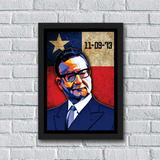 Quadro Salvador Allende Chile Modelo 2