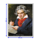 Quadro Sem Moldura Beethoven 05 Tamanho A1 84x60cm Poster