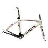 Quadro Speed Carbono Kuota Kharma Tam 50 Branco Semi-novo 