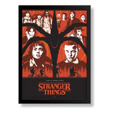Quadro Stranger Things Série 42x30 Poster