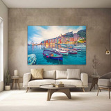 Quadro Tela Canvas Decorativo Canvas Arte Cidade Abstrata