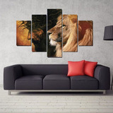 Quadro Tela Decor Mosaico 5pc Vários Modelos Diversos 105x60