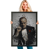 Quadro The Godfather O Poderoso Chefão Arte Poster A1