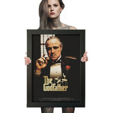 Quadro The Godfather O Poderoso Chefão Arte Poster A2