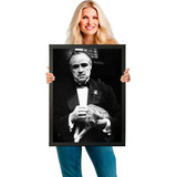 Quadro The Godfather O Poderoso Chefão Arte Poster A2